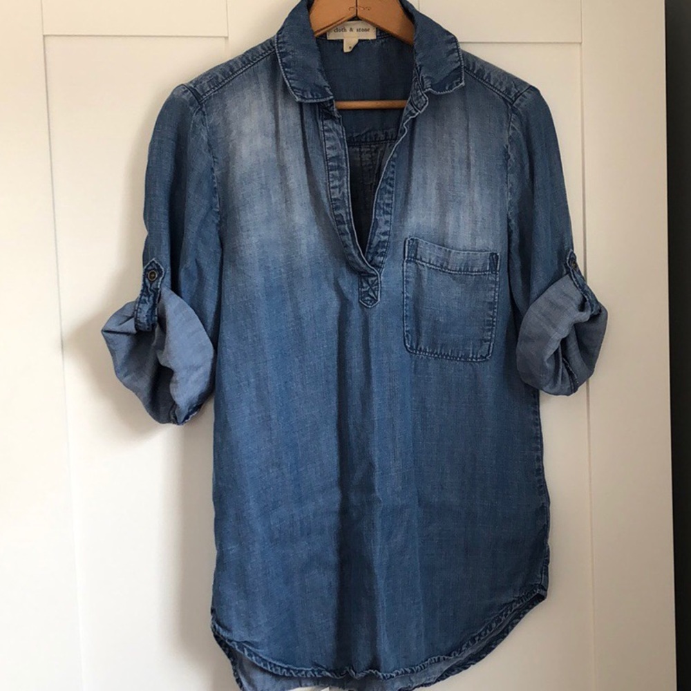 Chambray top